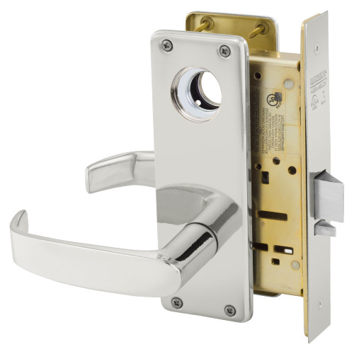 LC-8205-WTL-32 Sargent 8200 Series Entry/Office Mortise Lock in Bright Stainless