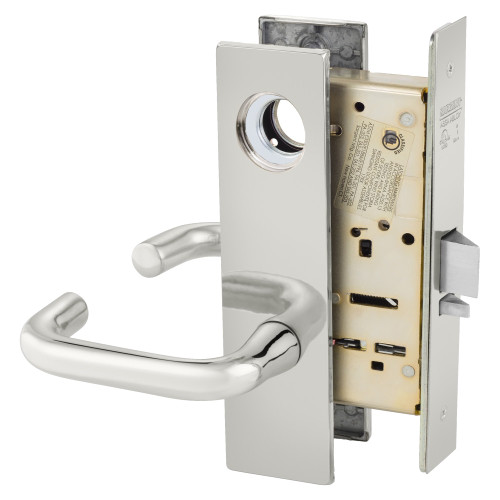 LC-8237-LE1J-32 Sargent 8200 Series Classroom Mortise Lock in Bright Stainless