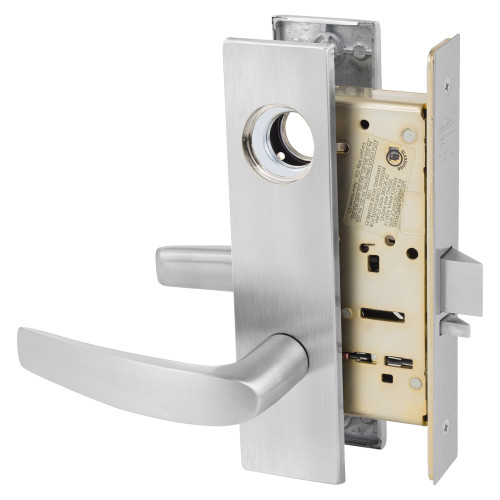 LC-8237-LW1B-26D Sargent 8200 Series Classroom Mortise Lock in Satin Chrome