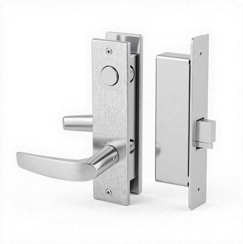 LC-8243-WTA-32D-LH Sargent 8200 Series Entry/Office Mortise Lock in Satin Stainless