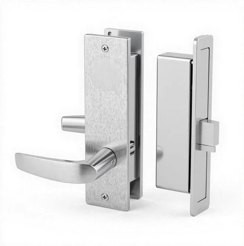 60-8267-LW1B-26D Sargent 8200 Series Privacy Mortise Lock in Satin Chrome