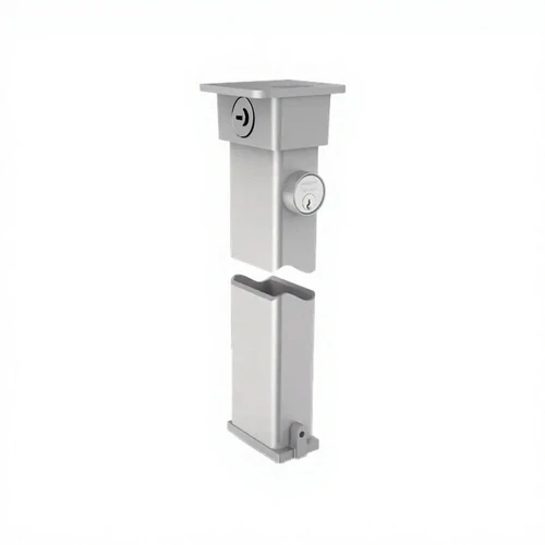 Sargent 12-L980 Lockable Fire-Rated Steel Mullion with Mortise Cylinder Housing for Double Doors