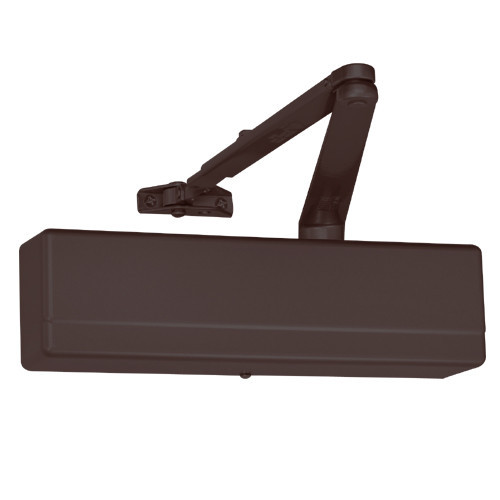1431-O-TB-10BE Sargent 1431 Powerglide Surface Door Closer, Standard Arm with Thru-Bolts, Grade 1, Dark Oxidized Satin Bronze, Non-Handed