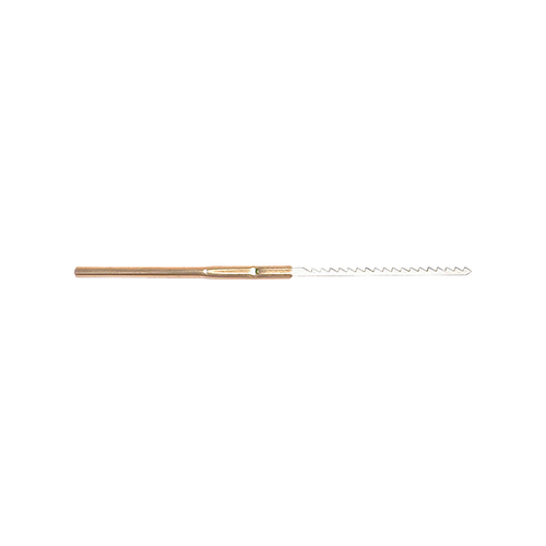 HPC EZ-1 — Saw Type Key Extractor, Stainless Steel Blade, Brass Handle, .022" Thick