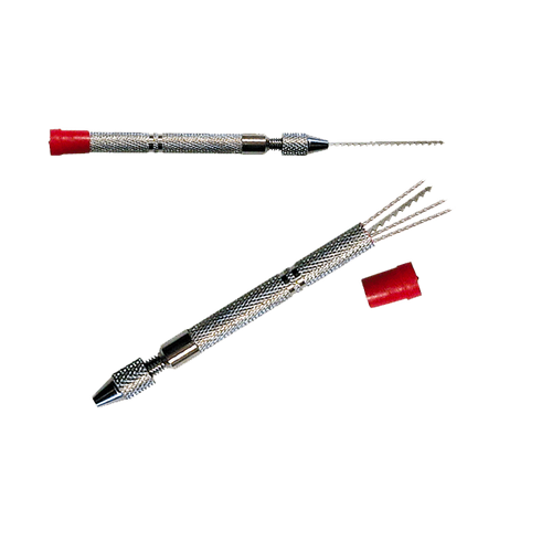 HPC EZ-5 — Spiral Type Key Extractor, Stainless Steel Blade, Brass Handle, .040" Thick
