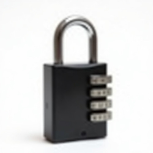 ABUS 158KC/45 resettable 4-dial combination padlock with key override