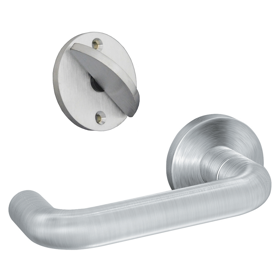 Schlage 09-456-03B-626 L Series lever trim set, 03 lever, B rose, satin chrome