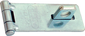 ABUS 200/75 steel security hasp, 3 inch