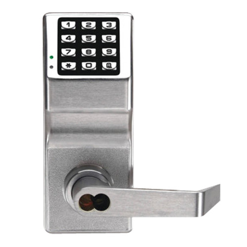 DL2700IC-C-US26D Alarm Lock Trilogy Electronic Digital Lock in Satin Chrome Finish