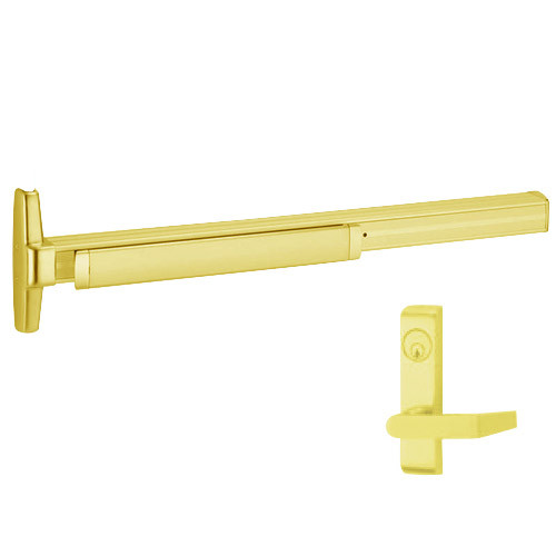 3349A-L-F-US3-2-LHR Von Duprin Exit Device in Bright Brass