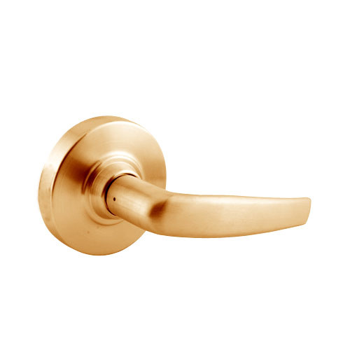 ND10S-ATH-606 Schlage ND Series - Athens Style Lock with Passage Function  in Satin Brass - Lock Depot Inc