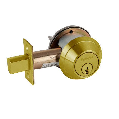 B662P-606 Schlage B660 Bored Deadbolt Locks in Satin Brass