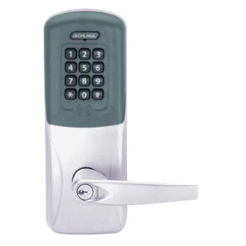 CO200-CY-70-PRK-ATH-GD-29R-626 Schlage Standalone Cylindrical Electronic Proximity with Keypad Locks in Satin Chrome