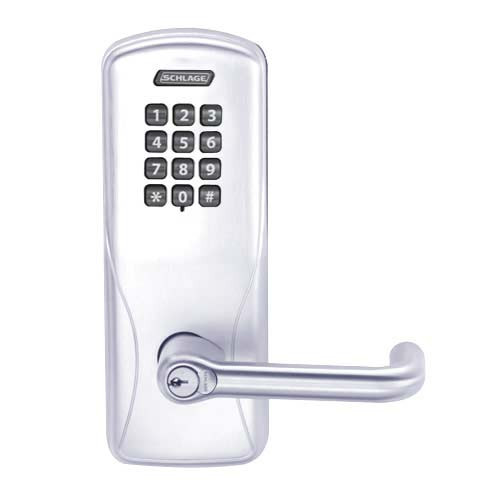 CO200-MS-50-KP-TLR-GD-29R-625 Mortise Electronic Keypad Locks in Bright Chrome