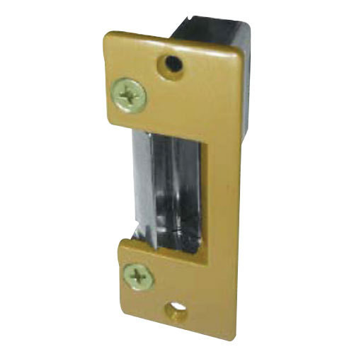 HD005-12DC Trine Light Commercial Electric Strikes in Brass Powder Finish
