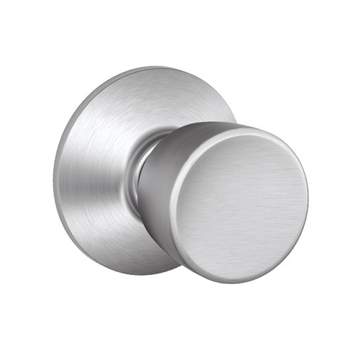 F170-BEL-626 Schlage F Series - Knob Bell Style with Single Dummy Trim Function in Satin Chrome