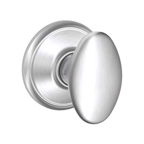 F170-SIE-625 Schlage F Series - Knob Siena Style with Single Dummy Trim Function in Bright Chrome