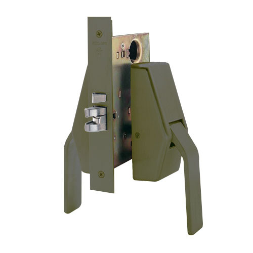 HL6-9060-613 Glynn Johnson HL6 Series Apartment Entrance Function Push and Pull latch with Mortise Lock in Oil rubbed bronze Finish HL6-9060-613 Glynn Johnson HL6 Series Apartment Entrance Function Push and Pull latch with Mortise Lock in Oil rubbed bronze Finish