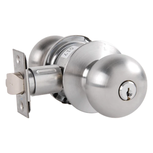 MK12-TA-26D Arrow MK Series Storeroom Lock, Tudor (TA) Knob, Satin Chrome 626