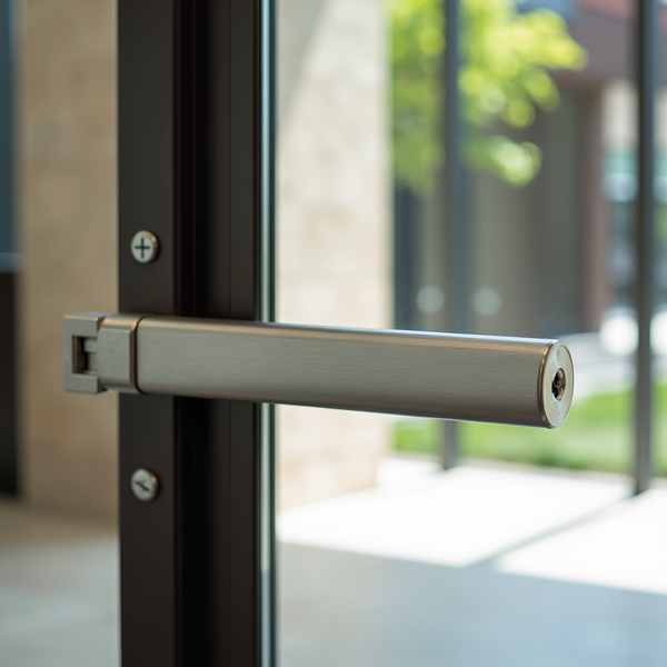 Von Duprin 33A: Exit Device for an Aluminum Storefront Door