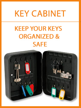 lockable key cabinets for offices, wall mounted key cabinets with locks, secure key storage cabinets for schools, heavy duty metal key cabinets for businesses, affordable key cabinets with numbered tag