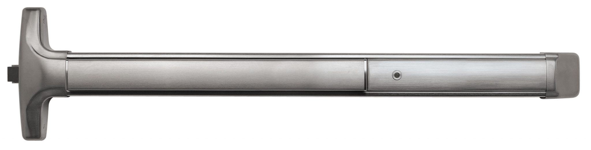 Detex V40: Cylinder Dogging or Less Dogging for a Storefront Exit