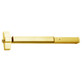 7150-24-605 Yale 7000 Series Non Fire Rated SquareBolt Exit Device in Bright Brass