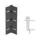 026XY-315AN-83-SECWDHM IVES Full Mortise Continuous Geared Hinges with Security Screws - Hex Pin Drive in Anodized Black