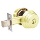 E62-03 Arrow Lock E Series Deadbolt in Bright Brass Finish