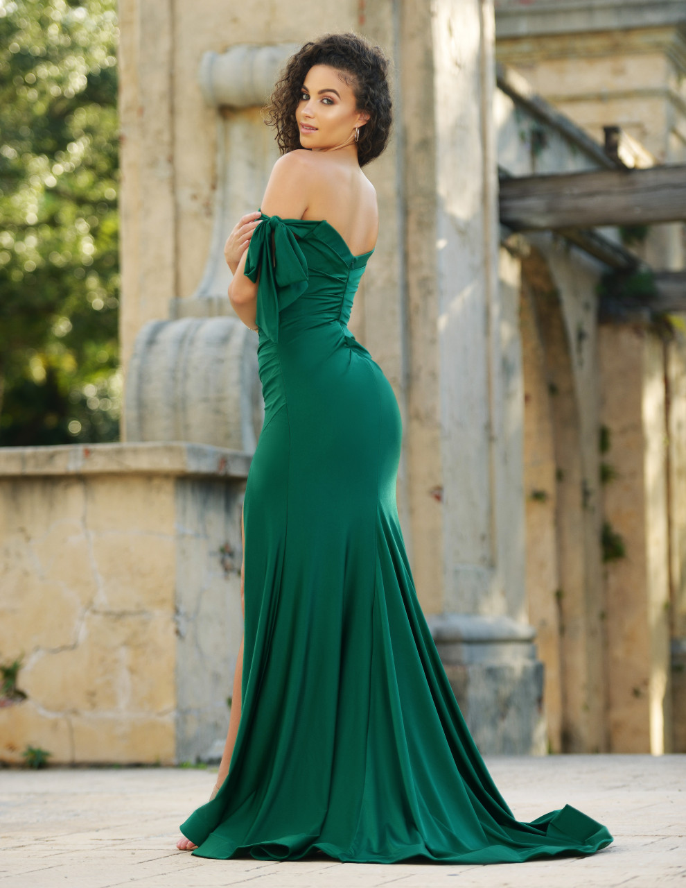 The Amber Gown - Emerald | Lady Black Tie