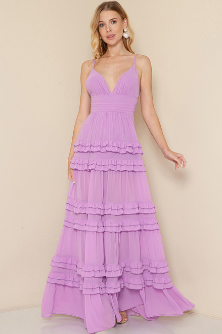 Seraphina Maxi Dress - Lilac