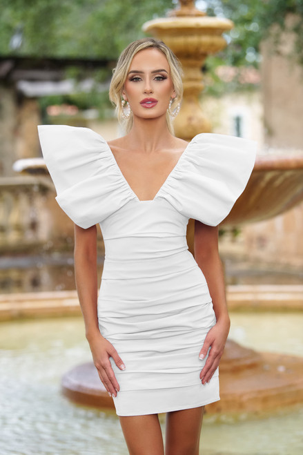 Tess Mini Dress - White