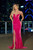 Shanti Gown - Hot Pink Velvet
