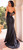 Sloane Corset Gown - Black Feather