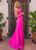 Sochi Gown - Hot Pink Feather