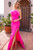 Sochi Gown - Hot Pink Feather