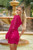Zena One Sleeve Sequin Mini Dress - Fuchsia