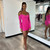 Zoe Mini Dress - Hot Pink