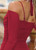 Zoe Mini Dress - Deep Red