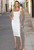Janelle Midi Dress- White