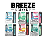 BREEZE SMOKE PRO (ZERO NICOTINE) DISPOSABLE VAPE 6ML 2000 PUFFS