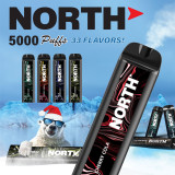 NORTH 5000 PUFFS - 5% NIC - 10ML - RECHARGEABLE DISPOSABLE 10ML