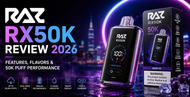 RAZ RX50K Review 2026: Features, Flavors & 50K Puff Performance