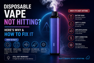 Disposable Vape Not Hitting? Fix It Fast (2026 Troubleshooting Guide)