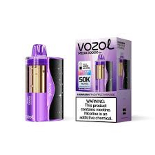 VOZOL Mega Hawaiian Pineapple Paradise 50K puffs full kit disposable vape pod tropical taste