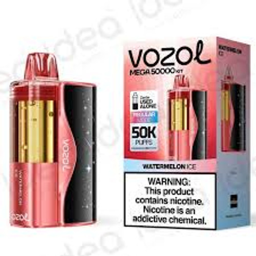 VOZOL Mega 50K Puffs Full Kit Strawberry Watermelon disposable vape pod