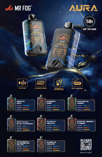 MR FOG AURA 60,000 PUFFS DISPOSABLE VAPE