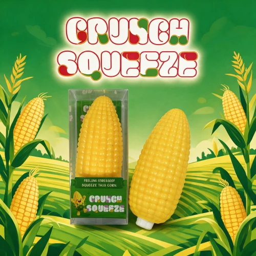 CRUNCHY CORN SQUISH TOY
