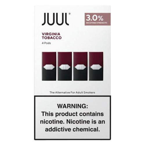 JUUL VIRGINIA TOBACCO PODS [3% NIC] (4-PACK)