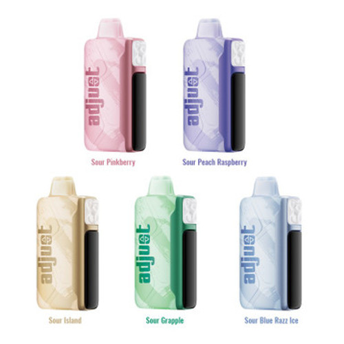 ADJUST MY SOUR - 40K PUFFS - 5% NIC - 20ML- variety flavors